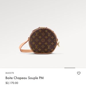 Louise Vuitton Boite Chapeau cross body